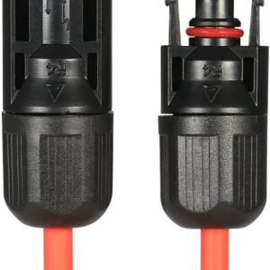 Solar Panel Extension Cable 6mm (Red & Black) with MC4 Connectors - Image 5