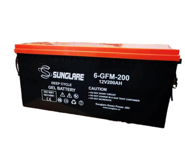 Sunglare Solar GEL Battery 200AH 12V