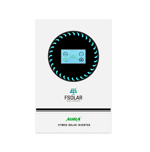 Fsolar 6.2KW 48V Hybrid Solar Inverter With MPPT Solar Charge Controller - LCD Touch Inbuilt Parallel Kit Pure Sine Wave Aura Series