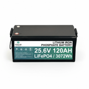 Fsolar Lithium Battery 120AH 25.6V LiFePO4