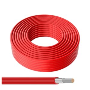 Solar Cable 10mm Red Tinned Copper 100 Meter Role