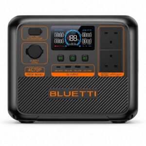 BLUETTI AC70P Portable Power Station 1000W 864Wh LiFePO4 Solar Battery - Image 2