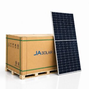 JA Solar Panel 620W Bifacial Double Glass Solar Panel JAM66D45 LB - Image 1