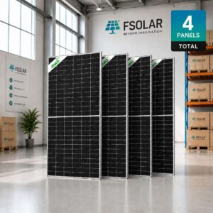 Jinko Solar Panel 615W Bifacial Dual-Glass Solar Panel JKM615N-66HL4M-BDV Set of 4 Piece - Image 2