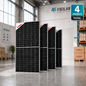 Longi Solar Panel 620W Bifacial Dual-Glass Hi-MO 7 LR7-72HGD-620M 4 Piece - Image 2